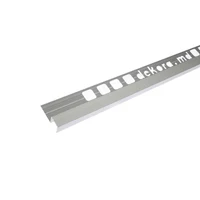 LL12, Profil aluminiu universal cub 12 mm, 2.5 m, Silver Matt