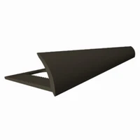 Уголок ПВХ, Cерый, 10 мм для керамической плитки для наружных углов, 2.5 м