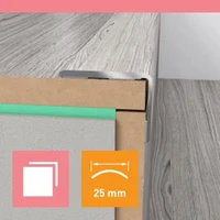 Profil din aluminiu pentru trepte CS2 1.2 m, 31 Stejar Odessa 3