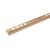 Z8, Profil aluminiu pentru gresie 8mm, colț exterior, 2,5 m, Gold Matt