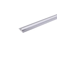 W10, Profil aluminiu pentru colț interior, 2.5 m, Polish Silver