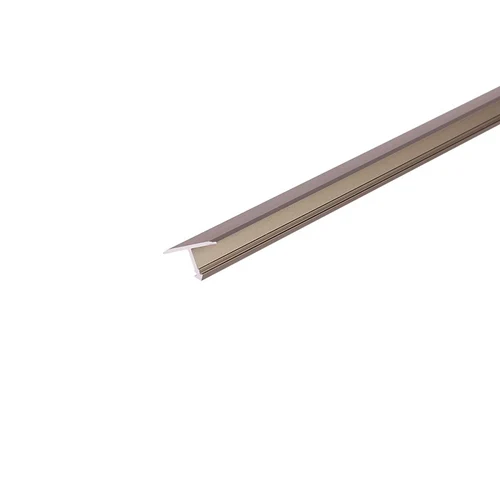 T15, Profil T din aluminiu pentru rosturi de dilatare, 2.5 m, Champagne Matt