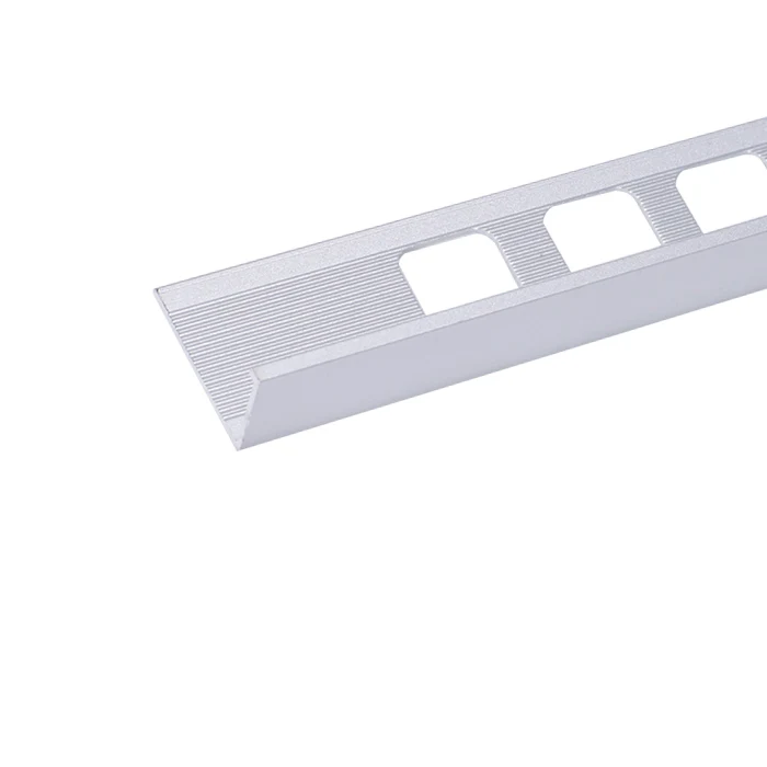 L8, Profil aluminiu pentru gresie 8 mm, 2.5 m, Silver Matt 2