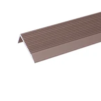 P5, Profil striat din aluminiu pentru trepte 3 m, Champagne Matt