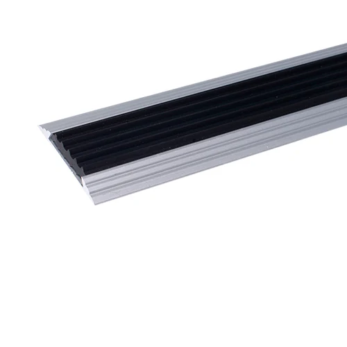 P1, Profil plat antiderapant 0.9 m, Silver Matt