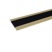 P1, Profil plat antiderapant 0.9 m, Gold Matt