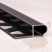 S2, Profil aluminiu pentru trepte, incorporabil, semirotund, 2 m, Champagne 2