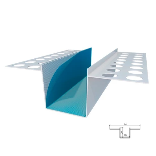 Profil din PVC tare p/u rosturi 3,0 m, H 2/2 cm
