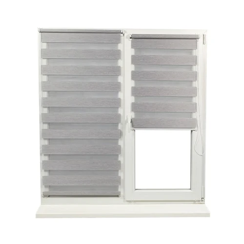 Jaluzele rulou Zi-Noapte BH-3003 Gri-Nature 0,80x1,70 m
