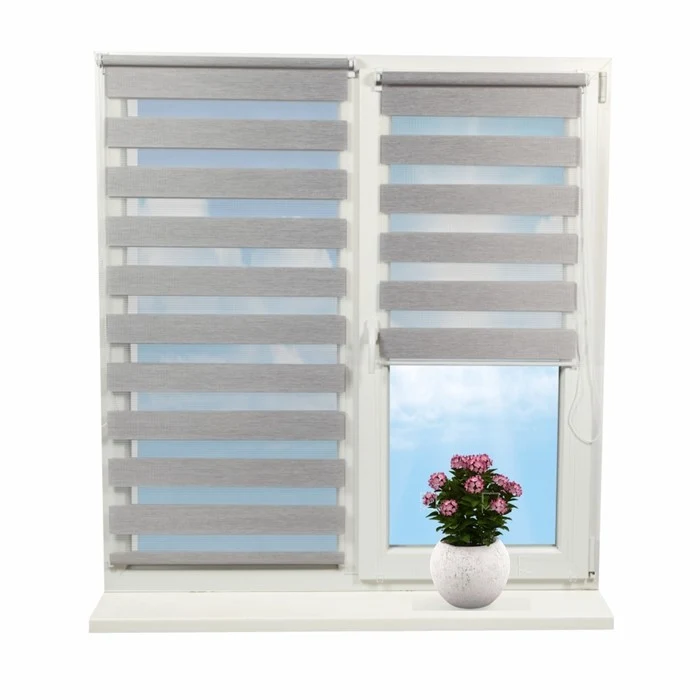 Jaluzele rulou Zi-Noapte BH-3003 Gri-Nature 0,70x1,70 m 5