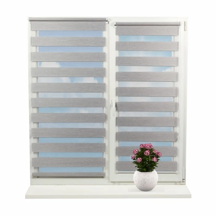 Jaluzele rulou Zi-Noapte BH-3003 Gri-Nature 0,60x1,70 m 4