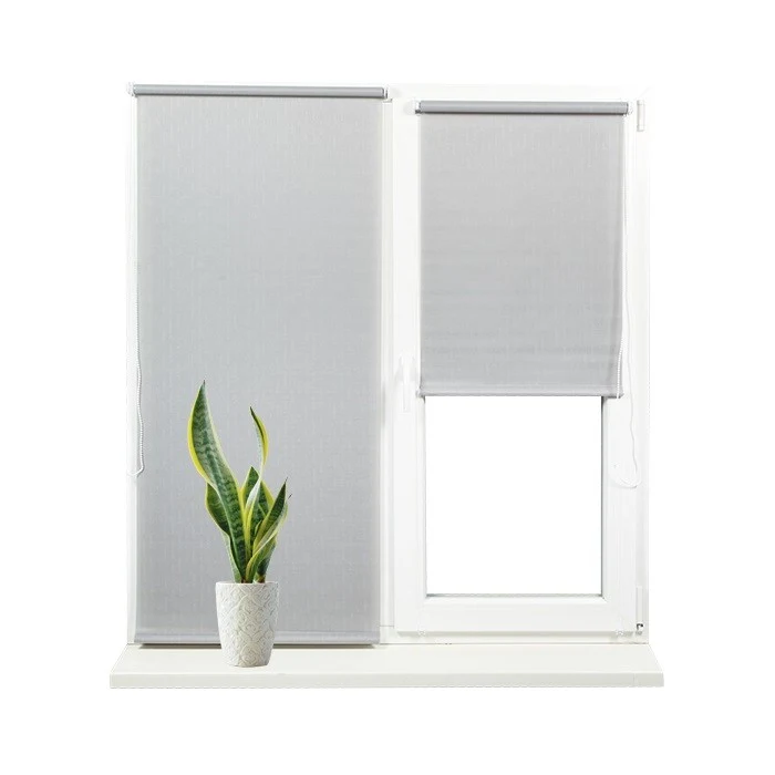 Рулонные шторы SHANTUNG 510 Серый 0,60×1,70 м 5