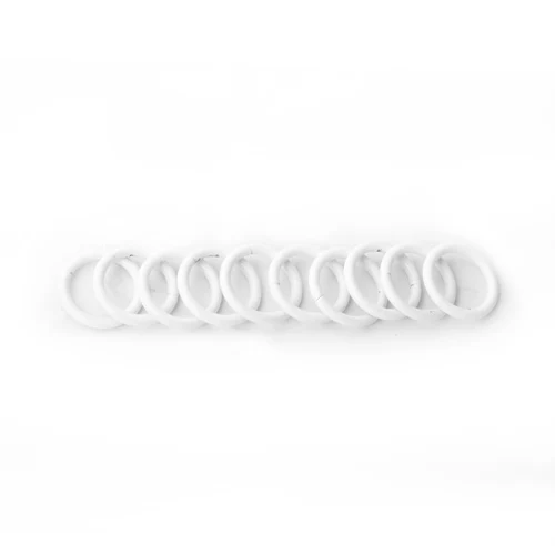 Inel din metal LEVITA16, Alb 32 mm