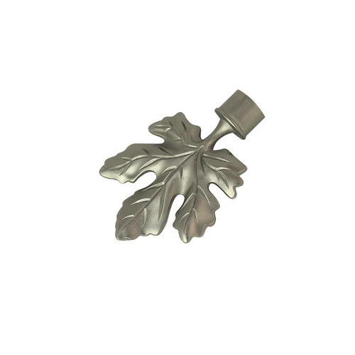 Cap ornamental ACERO pentru galerii LEVITA16, diametru 16mm, Satin