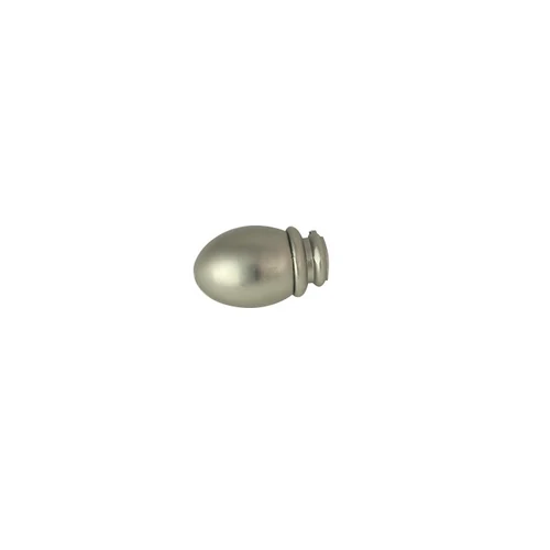 Cap ornamental CALYPSO pentru galerii LEVITA16, diametru 16mm, Satin