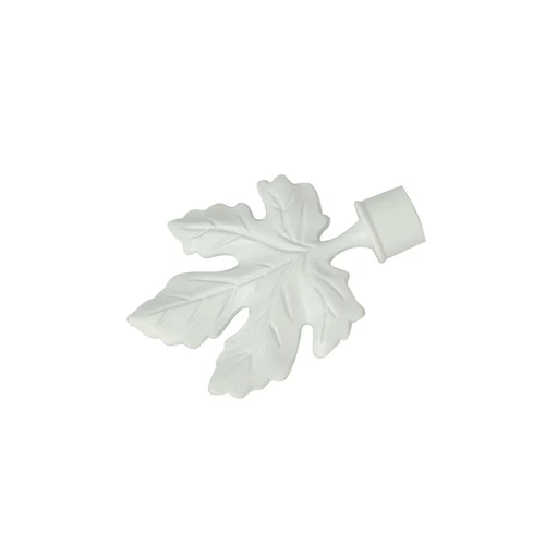 Cap ornamental ACERO, Alb, pentru galerii LEVITA16, diametru 16mm
