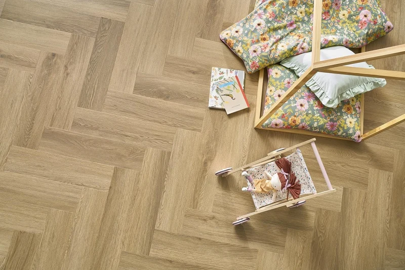 Композитный пол SPC Арбитон коллекция AMARON HERRINGBONE EIR, Дуб Бурбон, CAS 208 3