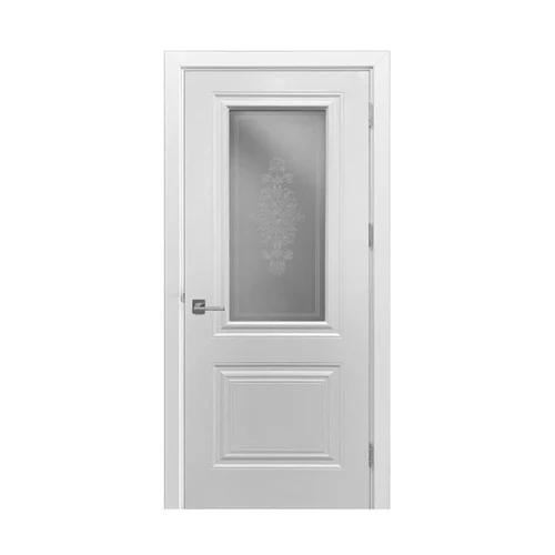 Ușă de interior Kianti cu sticlă, 90 cm, albă