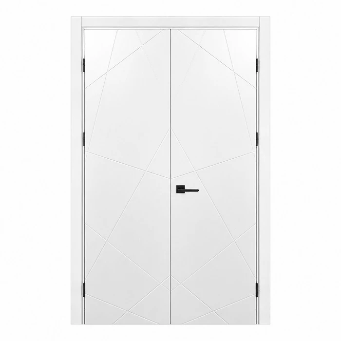 Комплект белых двустворчатых дверей Meridian 3