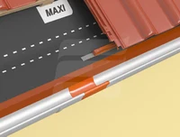 FLEXBIT лента для крыши, RAL 3004, бордо 3