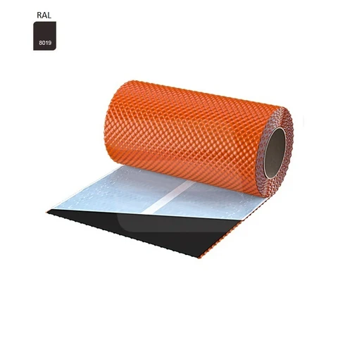Самоклеящаяся Flex 3D лента для дымохода, RAL 8019, коричневая
