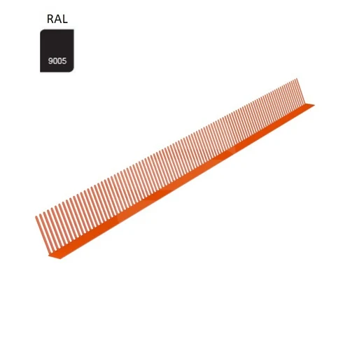 Гребёнка Eurovent COMB X для защиты от птиц, RAL 9005, чёрная