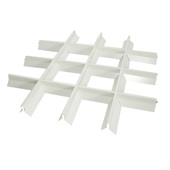 Tavane suspendate metalice Grigliato Pyramidal (modul 150*150) 4