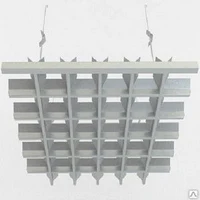Tavane suspendate metalice Grigliato Pyramidal (modul 150*150) 2
