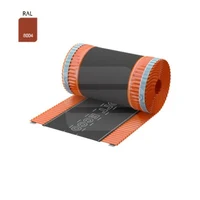 Коньковая вентлента ROLL ECCO 310 мм × 5 м, RAL 8004, красная