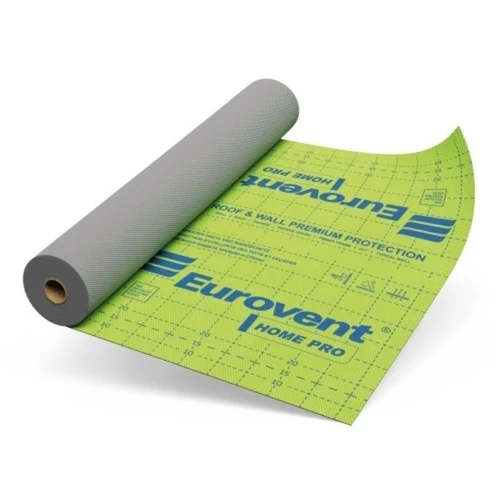 Трёхслойная паропроницаемая мембрана Eurovent HOME PRO